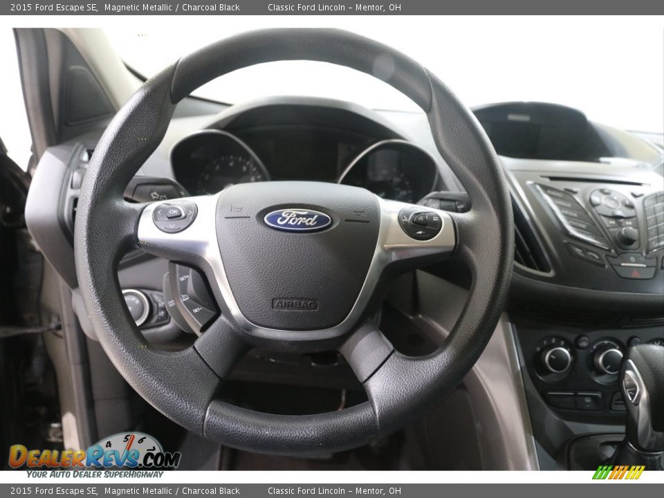 2015 Ford Escape SE Magnetic Metallic / Charcoal Black Photo #8