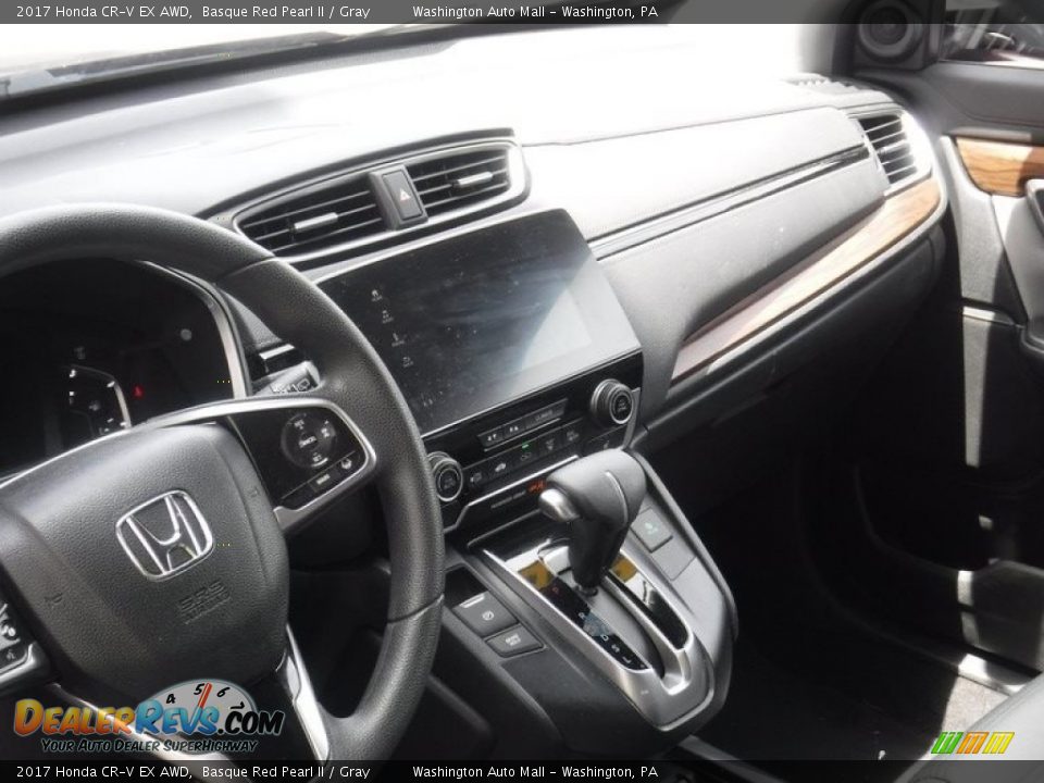 2017 Honda CR-V EX AWD Basque Red Pearl II / Gray Photo #18