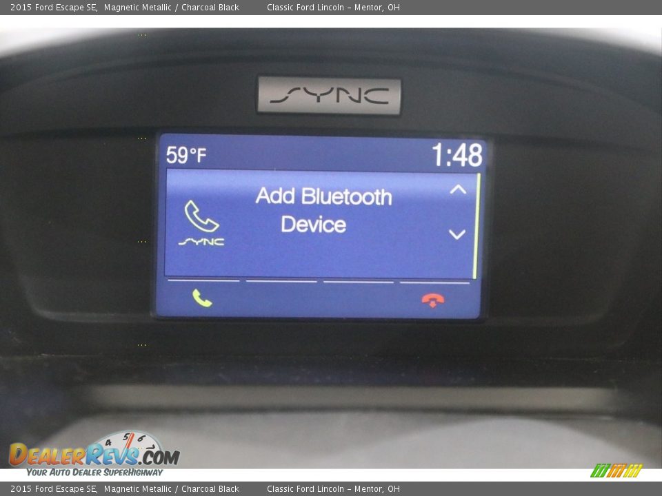 2015 Ford Escape SE Magnetic Metallic / Charcoal Black Photo #12