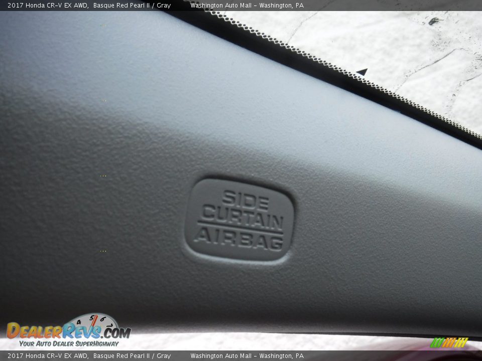 2017 Honda CR-V EX AWD Basque Red Pearl II / Gray Photo #24