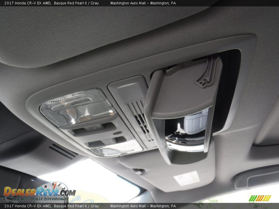 2017 Honda CR-V EX AWD Basque Red Pearl II / Gray Photo #25