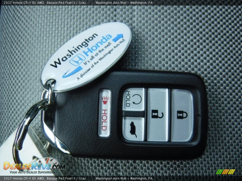 2017 Honda CR-V EX AWD Basque Red Pearl II / Gray Photo #27