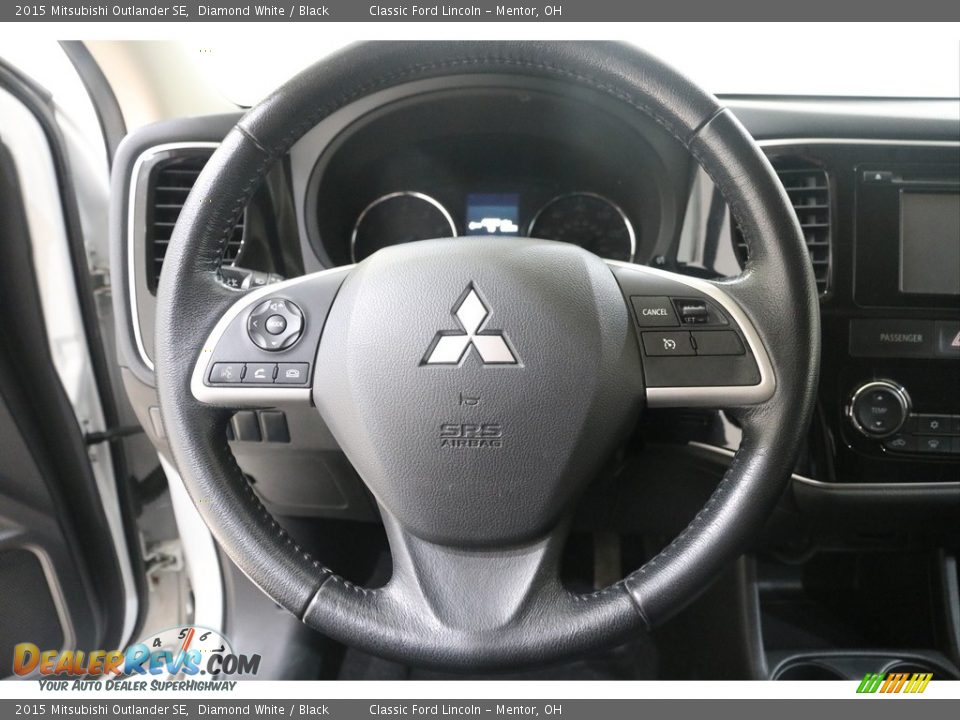 2015 Mitsubishi Outlander SE Steering Wheel Photo #8