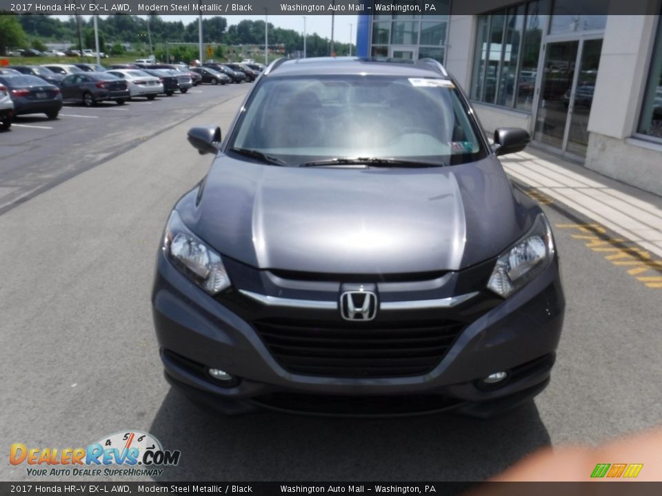 2017 Honda HR-V EX-L AWD Modern Steel Metallic / Black Photo #4