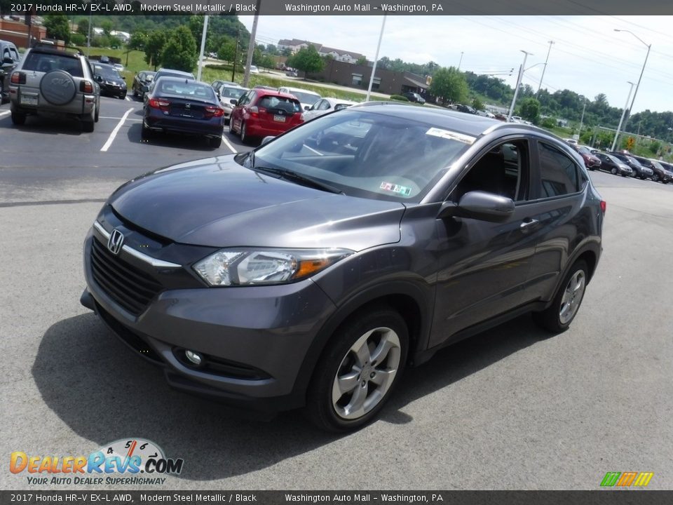 2017 Honda HR-V EX-L AWD Modern Steel Metallic / Black Photo #5