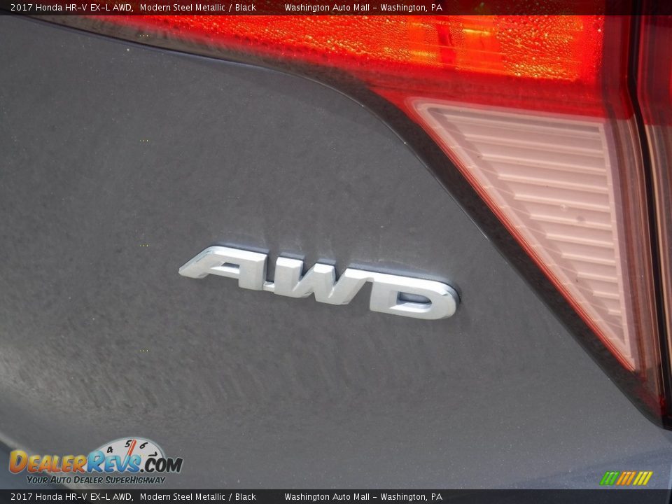 2017 Honda HR-V EX-L AWD Modern Steel Metallic / Black Photo #12