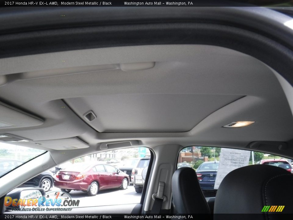 2017 Honda HR-V EX-L AWD Modern Steel Metallic / Black Photo #13