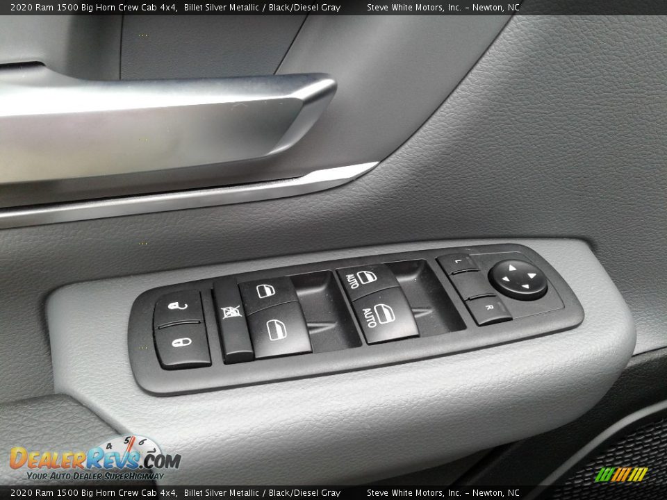 2020 Ram 1500 Big Horn Crew Cab 4x4 Billet Silver Metallic / Black/Diesel Gray Photo #12