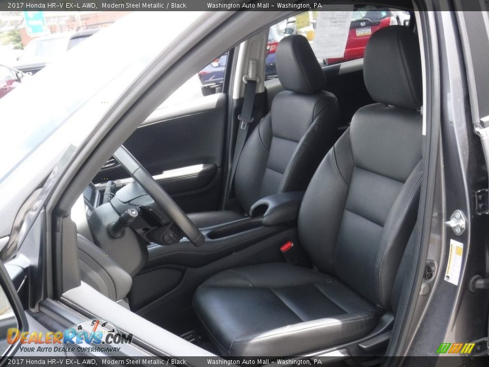 2017 Honda HR-V EX-L AWD Modern Steel Metallic / Black Photo #15