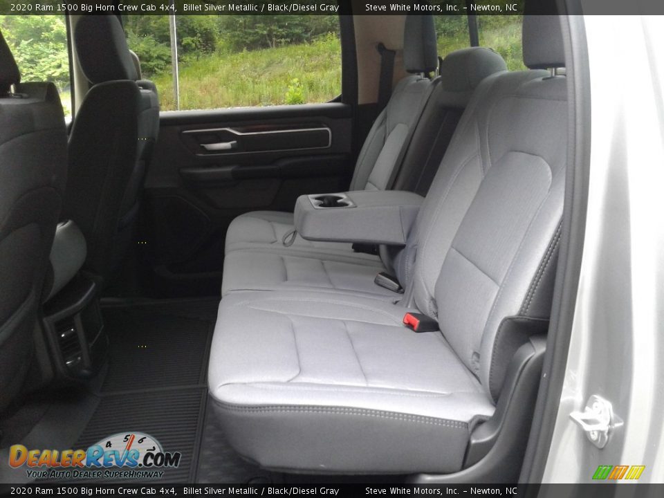 2020 Ram 1500 Big Horn Crew Cab 4x4 Billet Silver Metallic / Black/Diesel Gray Photo #14