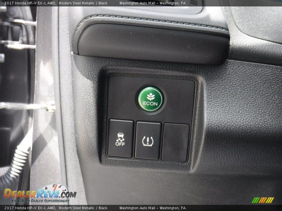2017 Honda HR-V EX-L AWD Modern Steel Metallic / Black Photo #16