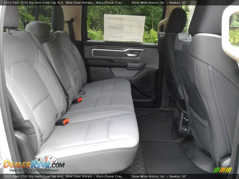 2020 Ram 1500 Big Horn Crew Cab 4x4 Billet Silver Metallic / Black/Diesel Gray Photo #16