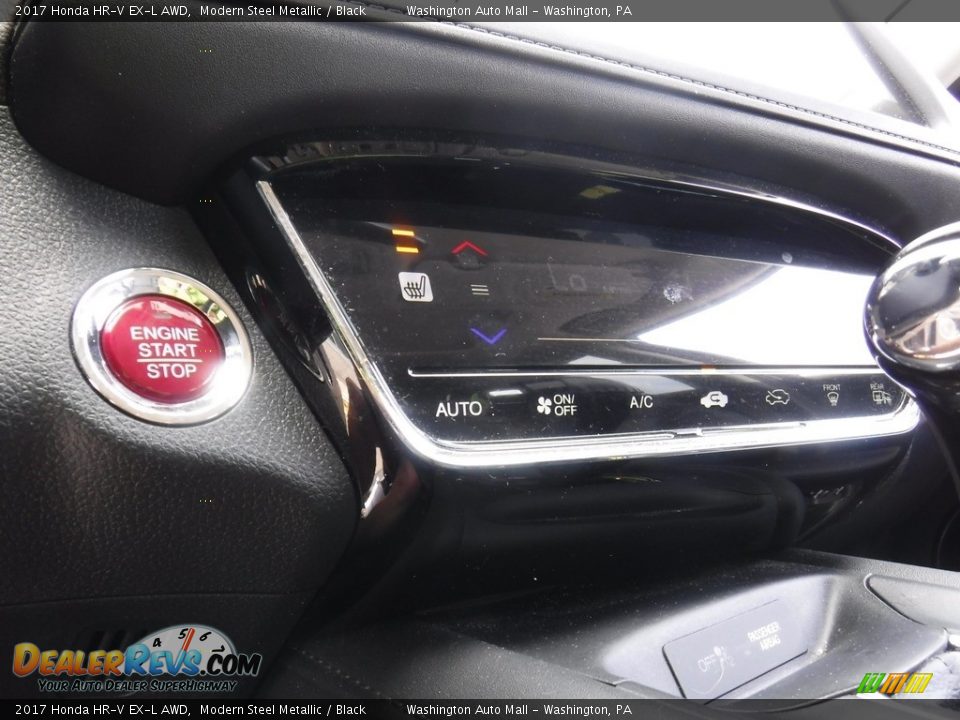 2017 Honda HR-V EX-L AWD Modern Steel Metallic / Black Photo #19