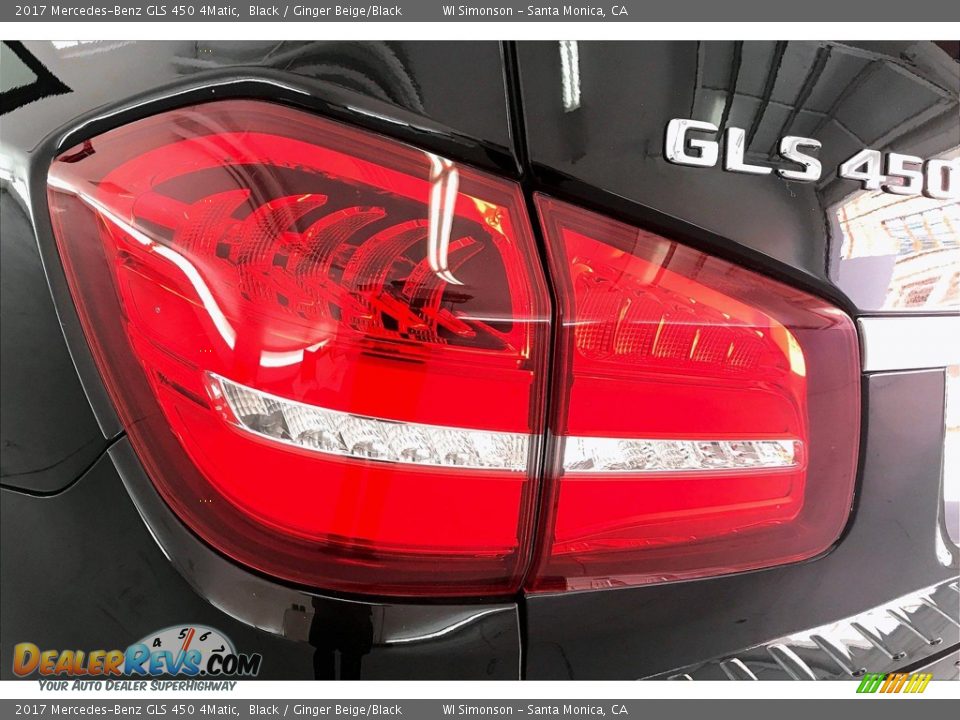 2017 Mercedes-Benz GLS 450 4Matic Black / Ginger Beige/Black Photo #26