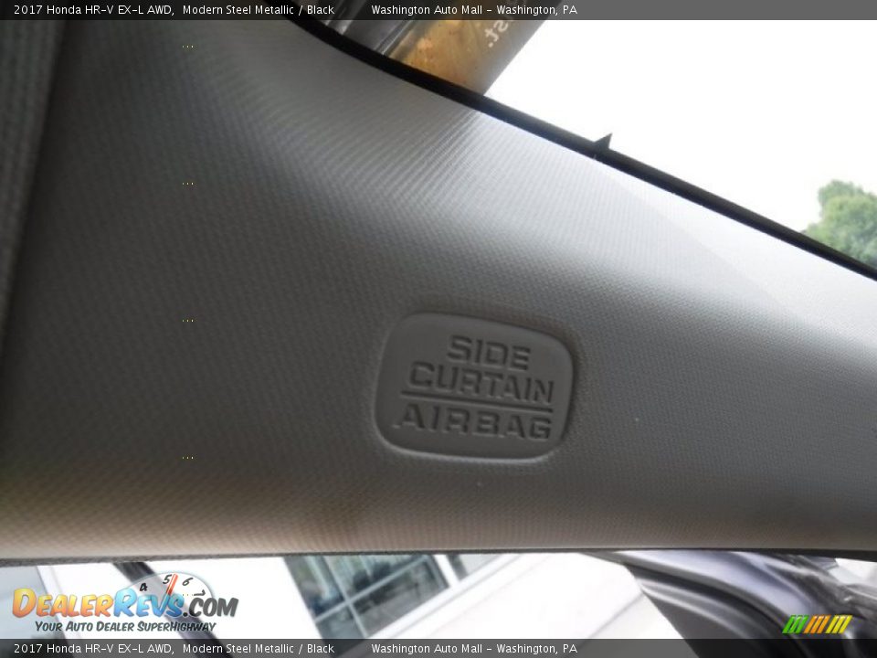 2017 Honda HR-V EX-L AWD Modern Steel Metallic / Black Photo #23