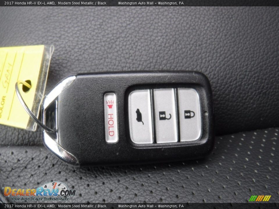 2017 Honda HR-V EX-L AWD Modern Steel Metallic / Black Photo #26