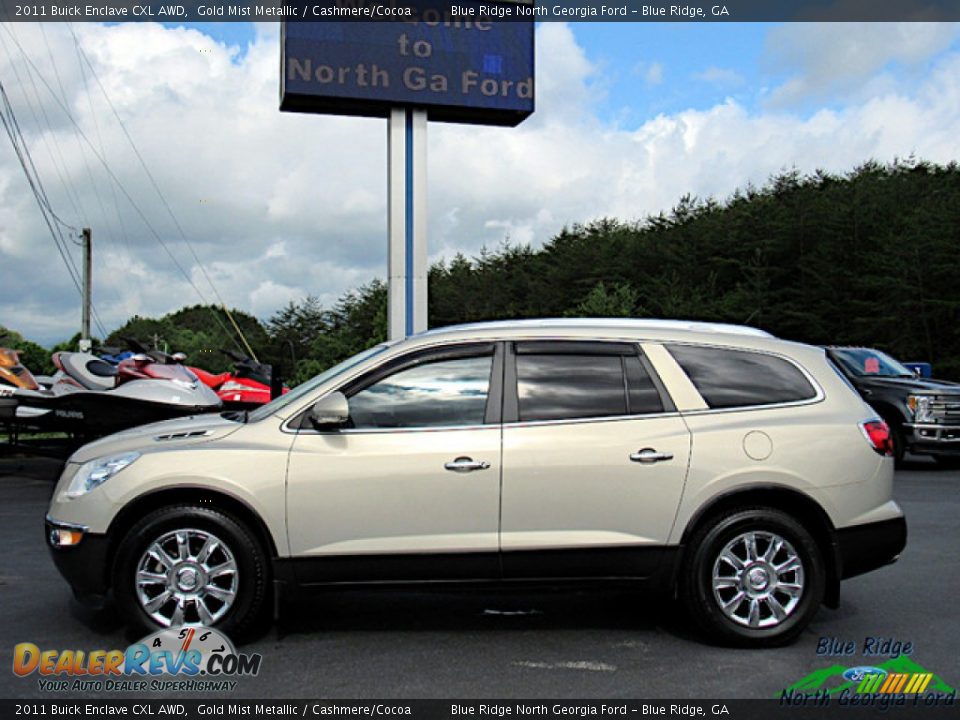 2011 Buick Enclave CXL AWD Gold Mist Metallic / Cashmere/Cocoa Photo #2