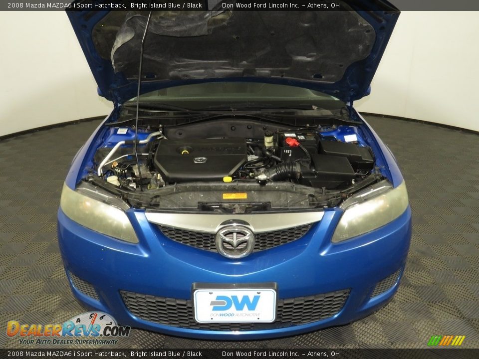 2008 Mazda MAZDA6 i Sport Hatchback Bright Island Blue / Black Photo #5