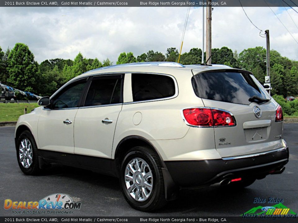 2011 Buick Enclave CXL AWD Gold Mist Metallic / Cashmere/Cocoa Photo #3