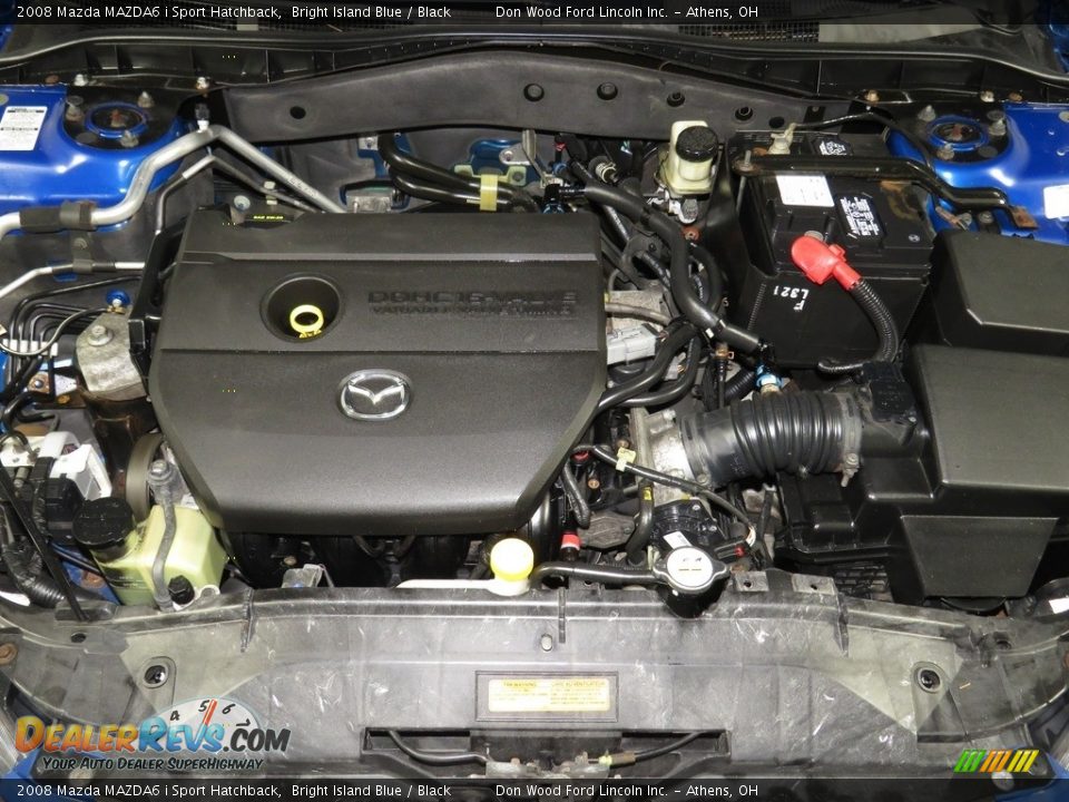 2008 Mazda MAZDA6 i Sport Hatchback Bright Island Blue / Black Photo #6