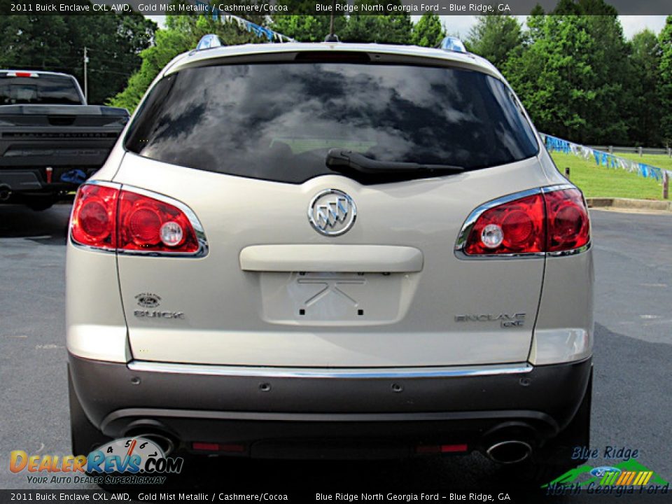 2011 Buick Enclave CXL AWD Gold Mist Metallic / Cashmere/Cocoa Photo #4