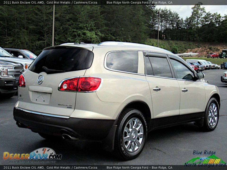 2011 Buick Enclave CXL AWD Gold Mist Metallic / Cashmere/Cocoa Photo #6