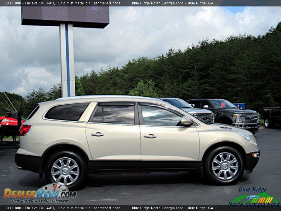 2011 Buick Enclave CXL AWD Gold Mist Metallic / Cashmere/Cocoa Photo #7