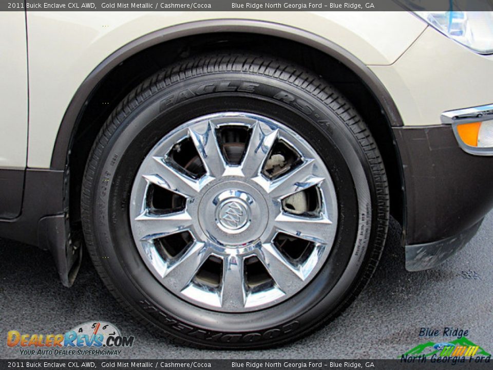 2011 Buick Enclave CXL AWD Gold Mist Metallic / Cashmere/Cocoa Photo #10