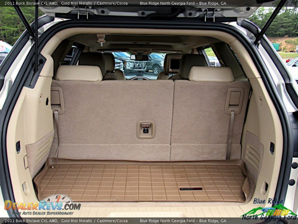 2011 Buick Enclave CXL AWD Gold Mist Metallic / Cashmere/Cocoa Photo #15