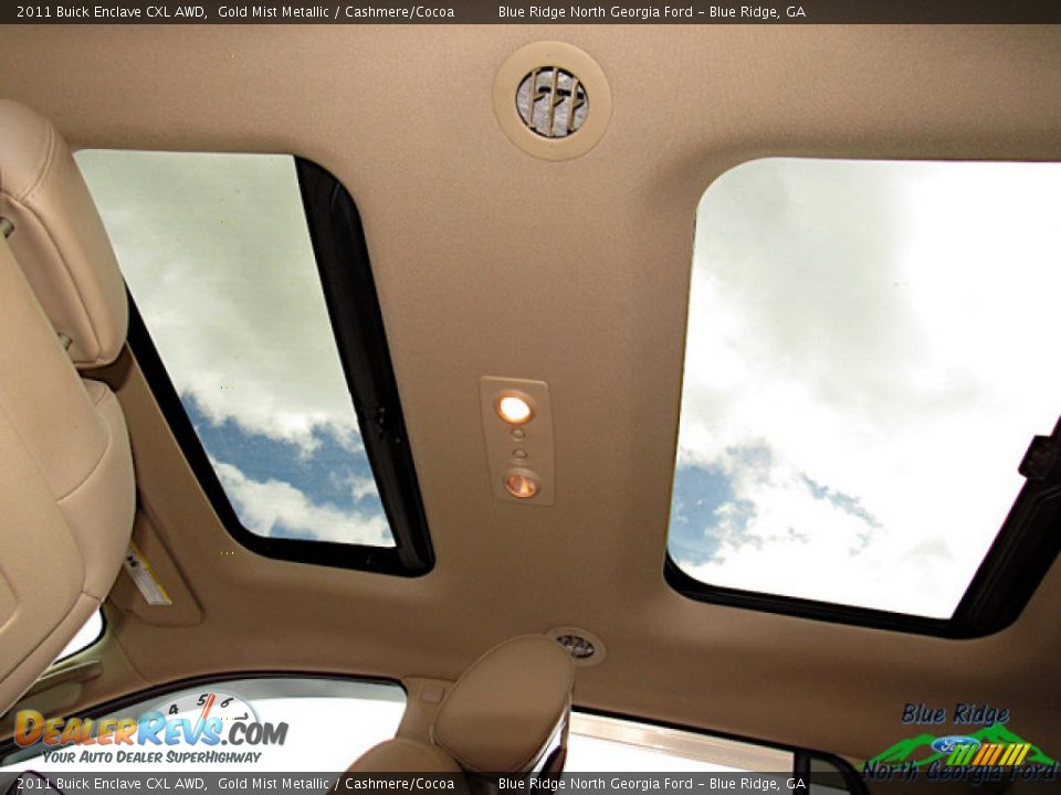 2011 Buick Enclave CXL AWD Gold Mist Metallic / Cashmere/Cocoa Photo #20