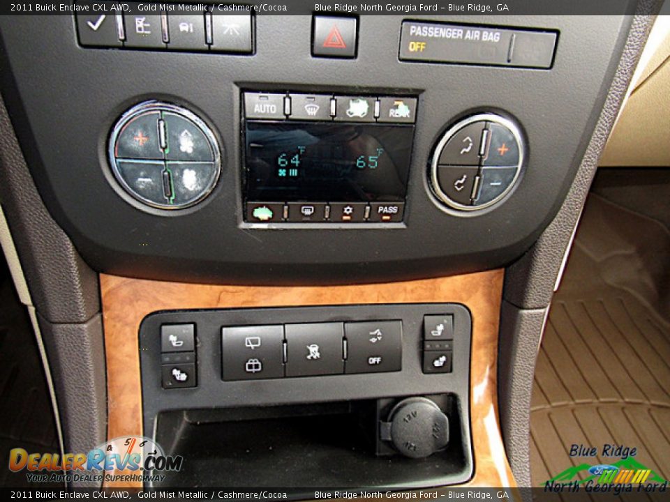 2011 Buick Enclave CXL AWD Gold Mist Metallic / Cashmere/Cocoa Photo #22