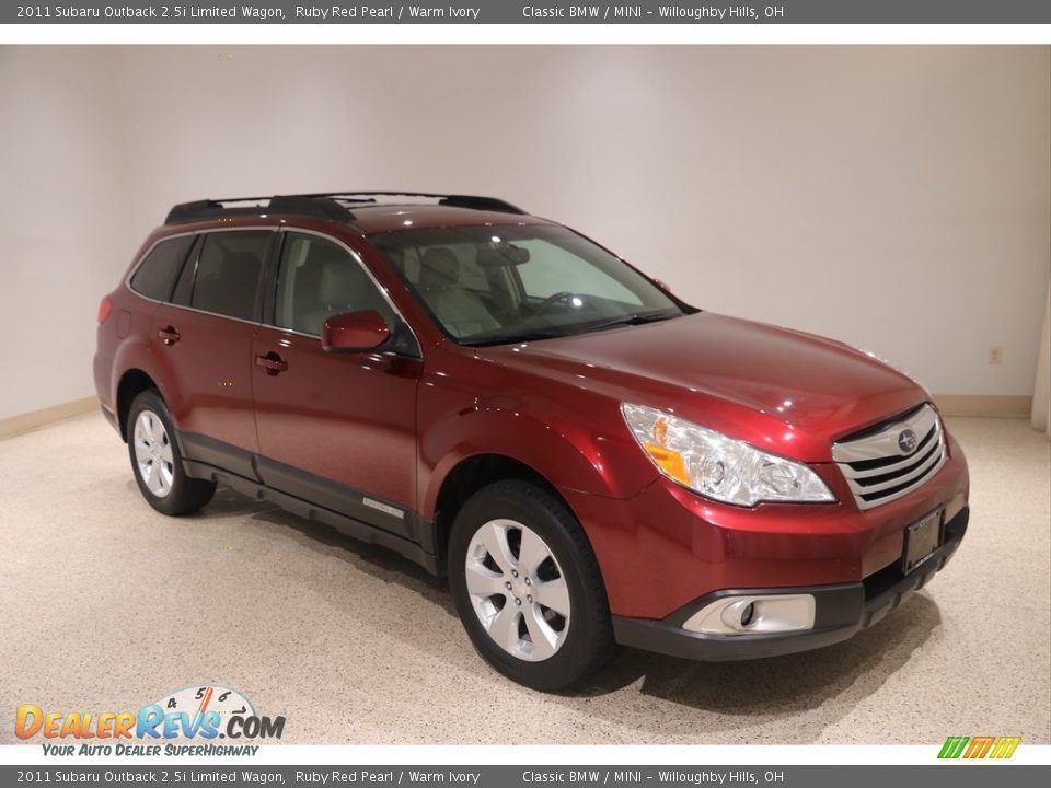 Ruby Red Pearl 2011 Subaru Outback 2.5i Limited Wagon Photo #1