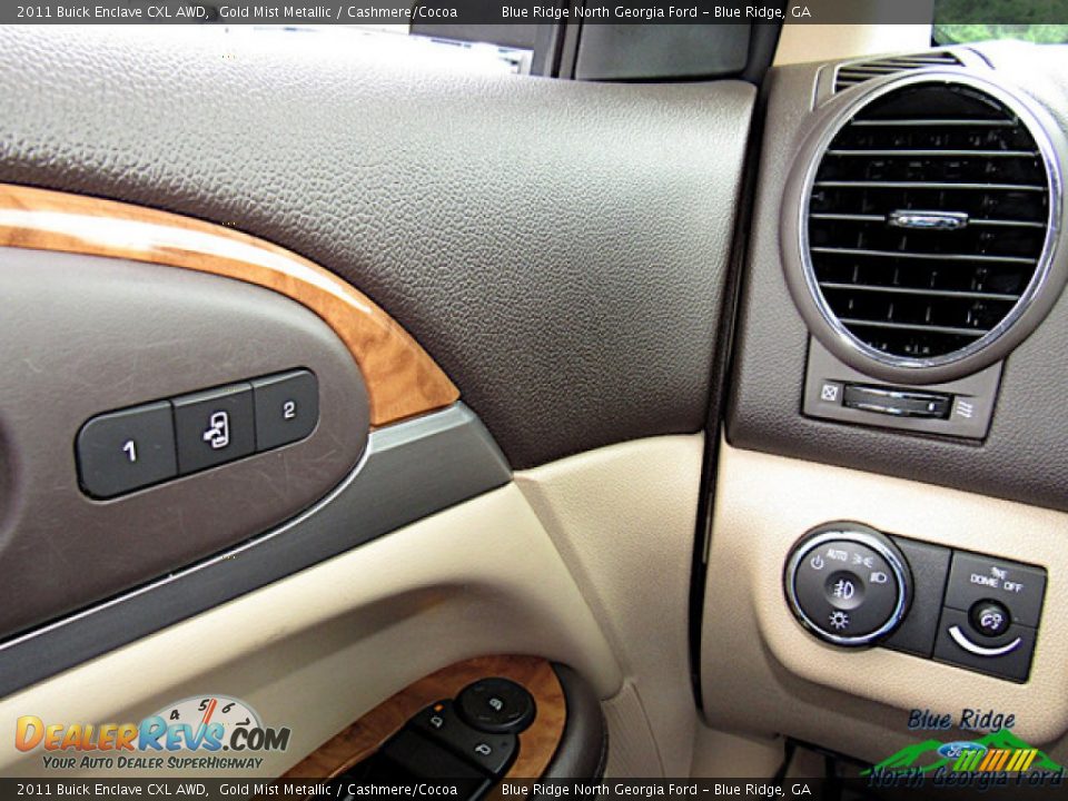 2011 Buick Enclave CXL AWD Gold Mist Metallic / Cashmere/Cocoa Photo #24
