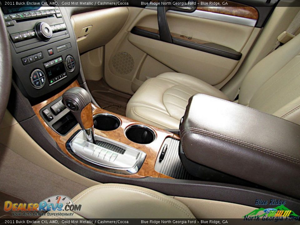 2011 Buick Enclave CXL AWD Gold Mist Metallic / Cashmere/Cocoa Photo #25