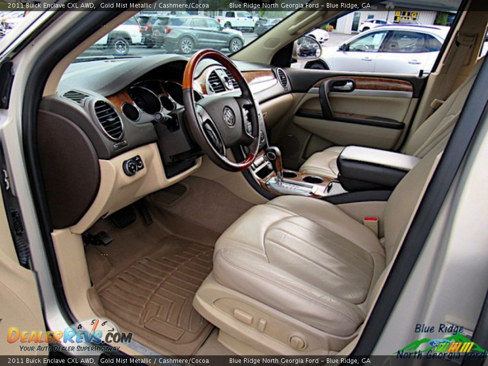 2011 Buick Enclave CXL AWD Gold Mist Metallic / Cashmere/Cocoa Photo #28