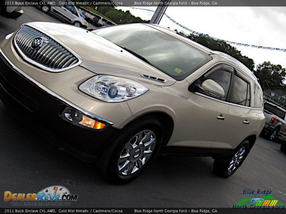 2011 Buick Enclave CXL AWD Gold Mist Metallic / Cashmere/Cocoa Photo #31