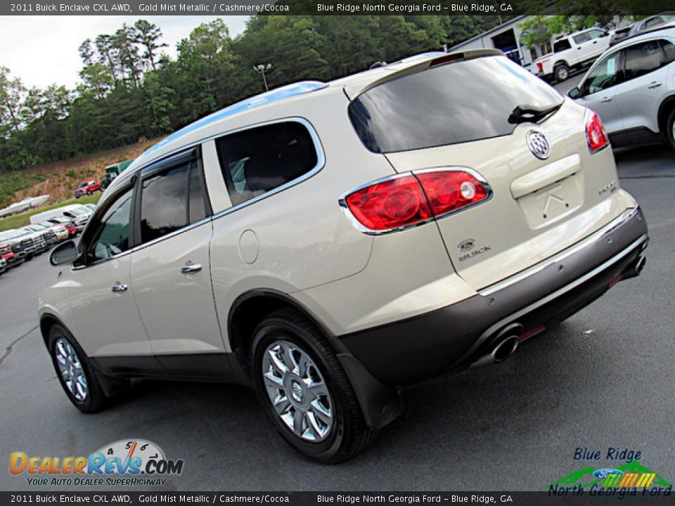 2011 Buick Enclave CXL AWD Gold Mist Metallic / Cashmere/Cocoa Photo #34
