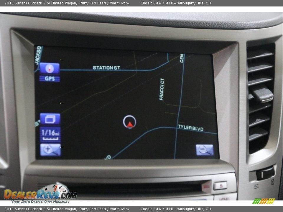 Navigation of 2011 Subaru Outback 2.5i Limited Wagon Photo #12