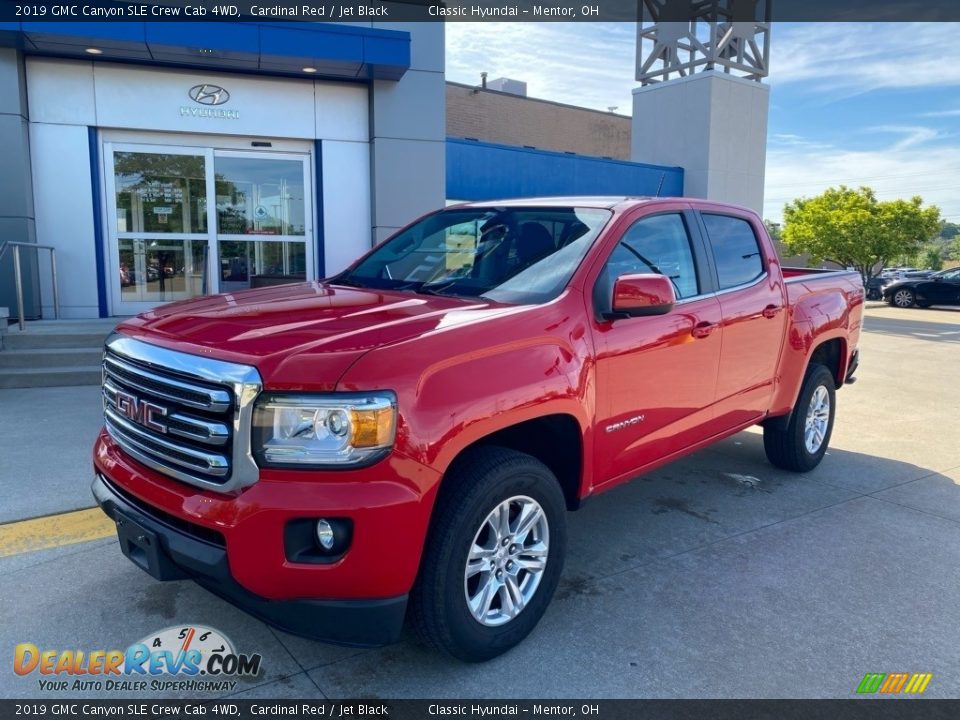 2019 GMC Canyon SLE Crew Cab 4WD Cardinal Red / Jet Black Photo #1