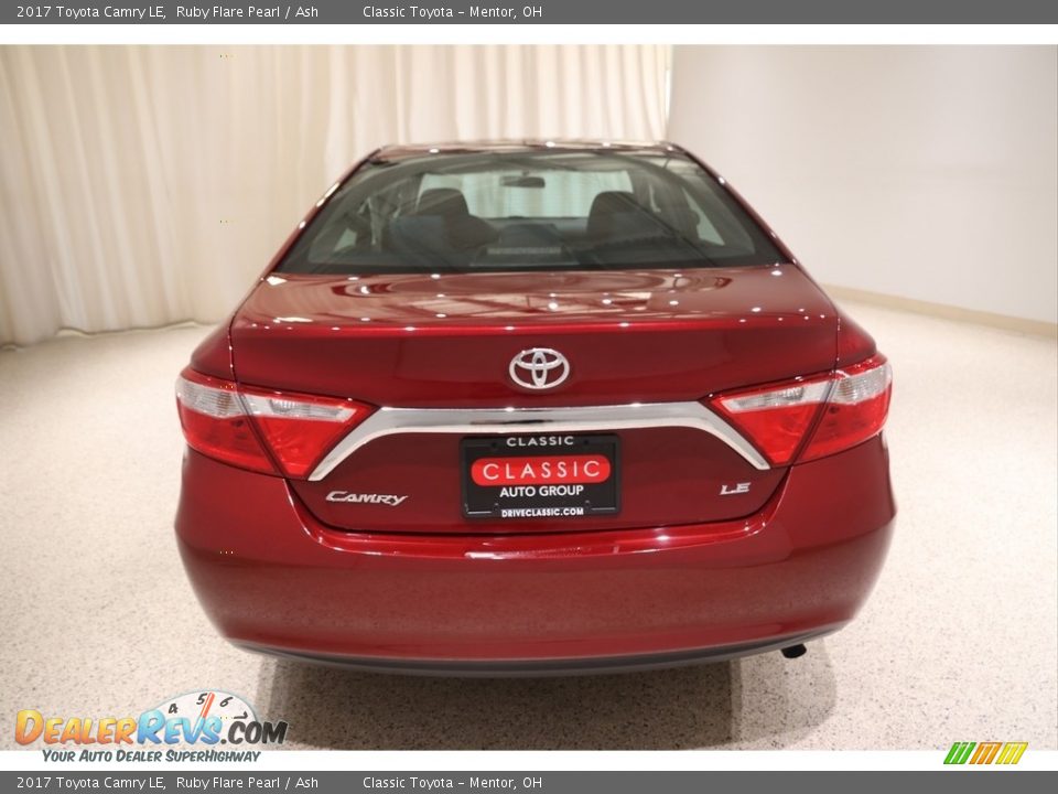 2017 Toyota Camry LE Ruby Flare Pearl / Ash Photo #4