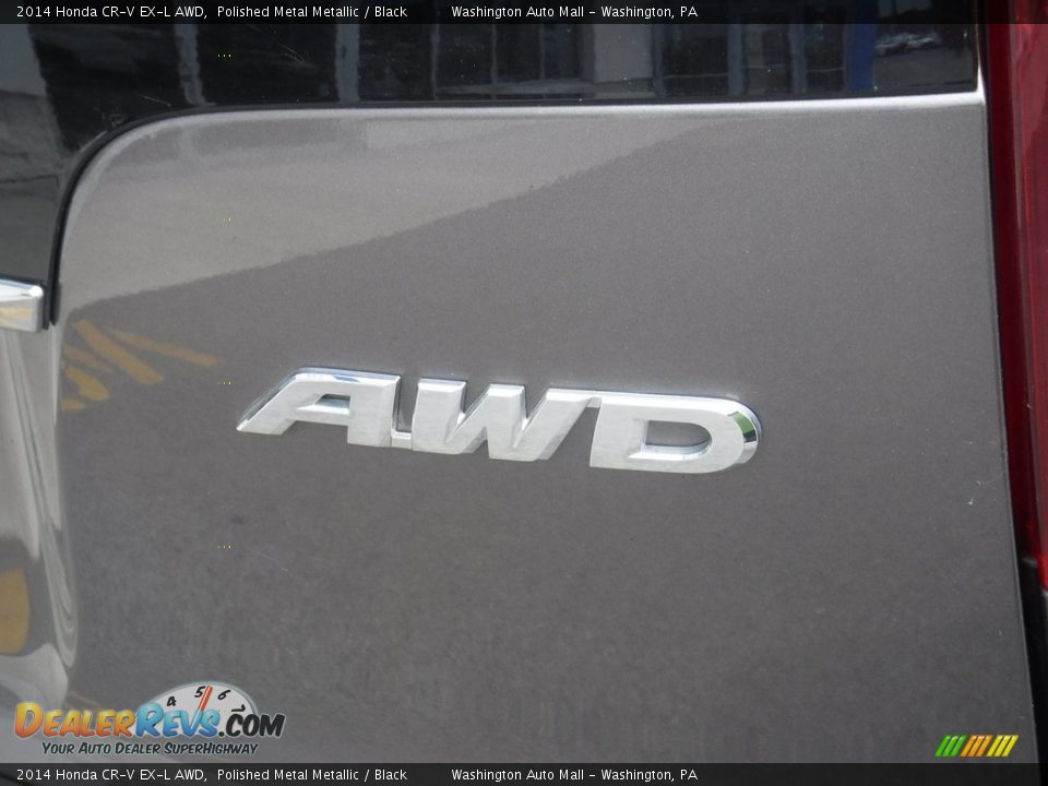 2014 Honda CR-V EX-L AWD Polished Metal Metallic / Black Photo #11