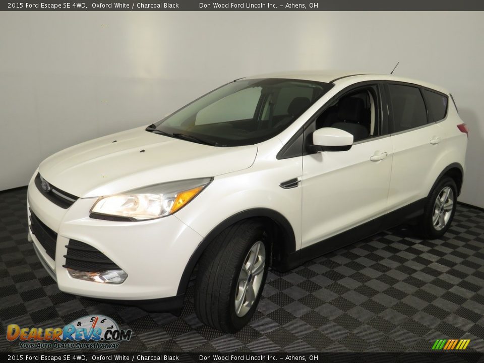 2015 Ford Escape SE 4WD Oxford White / Charcoal Black Photo #7