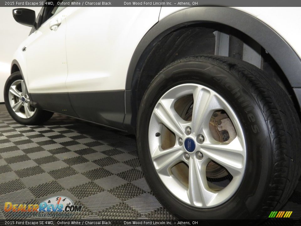 2015 Ford Escape SE 4WD Oxford White / Charcoal Black Photo #10