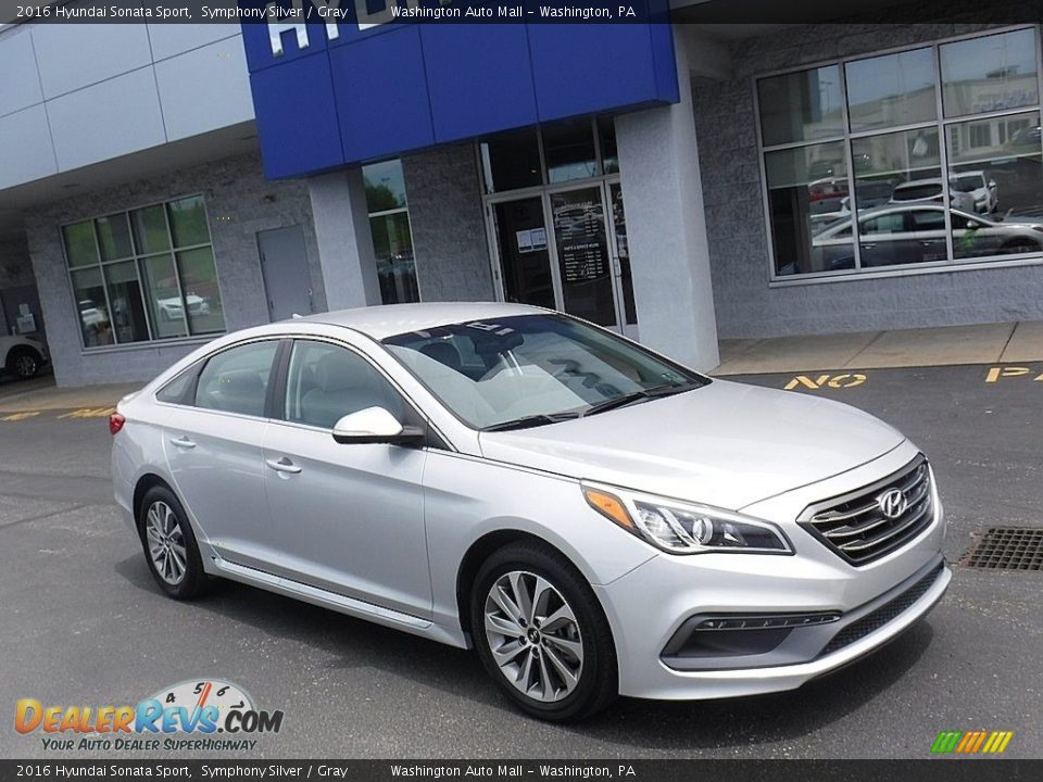 2016 Hyundai Sonata Sport Symphony Silver / Gray Photo #1