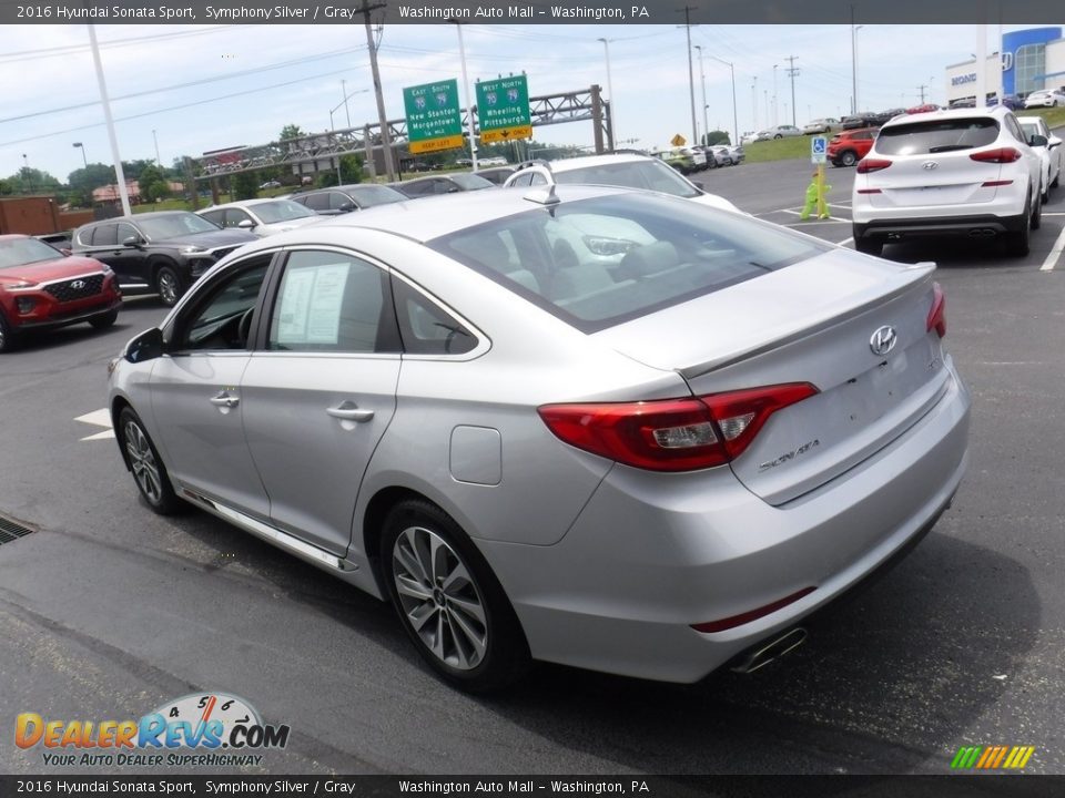 2016 Hyundai Sonata Sport Symphony Silver / Gray Photo #7