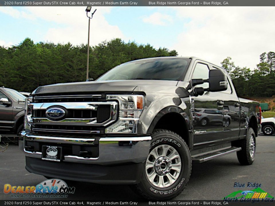 2020 Ford F250 Super Duty STX Crew Cab 4x4 Magnetic / Medium Earth Gray Photo #1