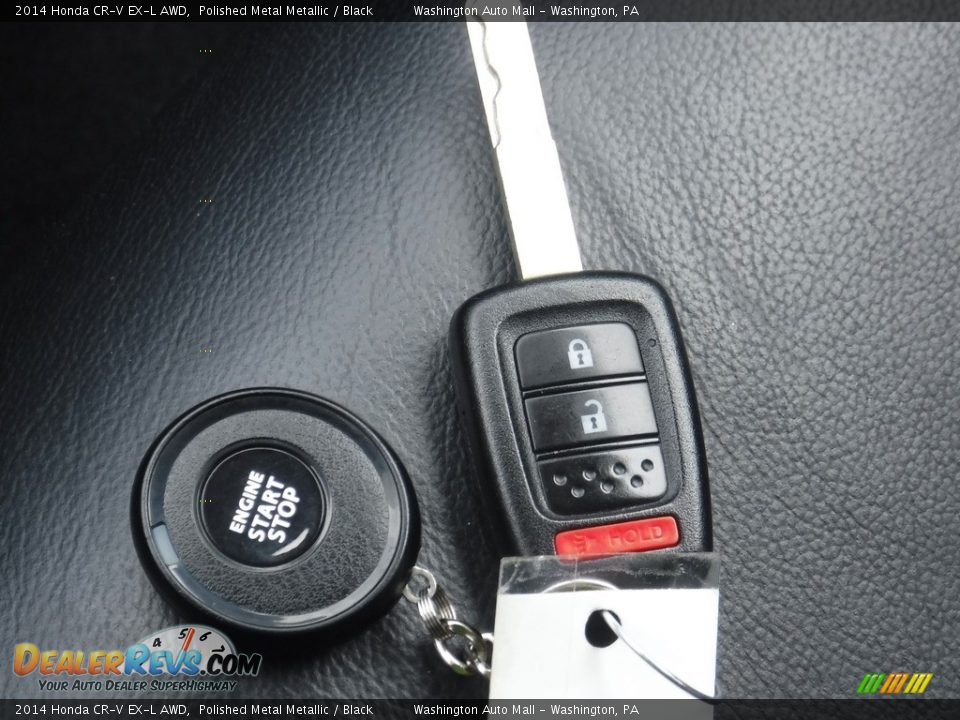 2014 Honda CR-V EX-L AWD Polished Metal Metallic / Black Photo #28