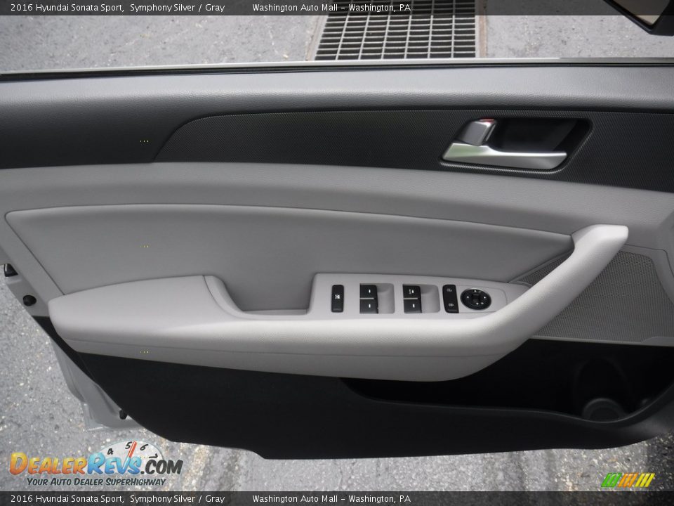 2016 Hyundai Sonata Sport Symphony Silver / Gray Photo #14