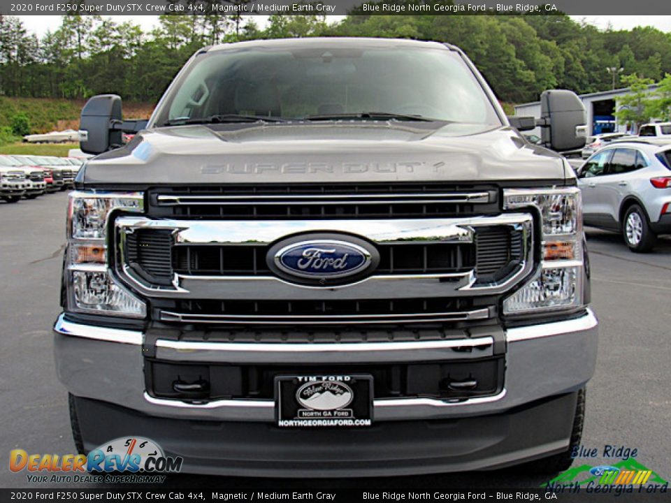 2020 Ford F250 Super Duty STX Crew Cab 4x4 Magnetic / Medium Earth Gray Photo #8