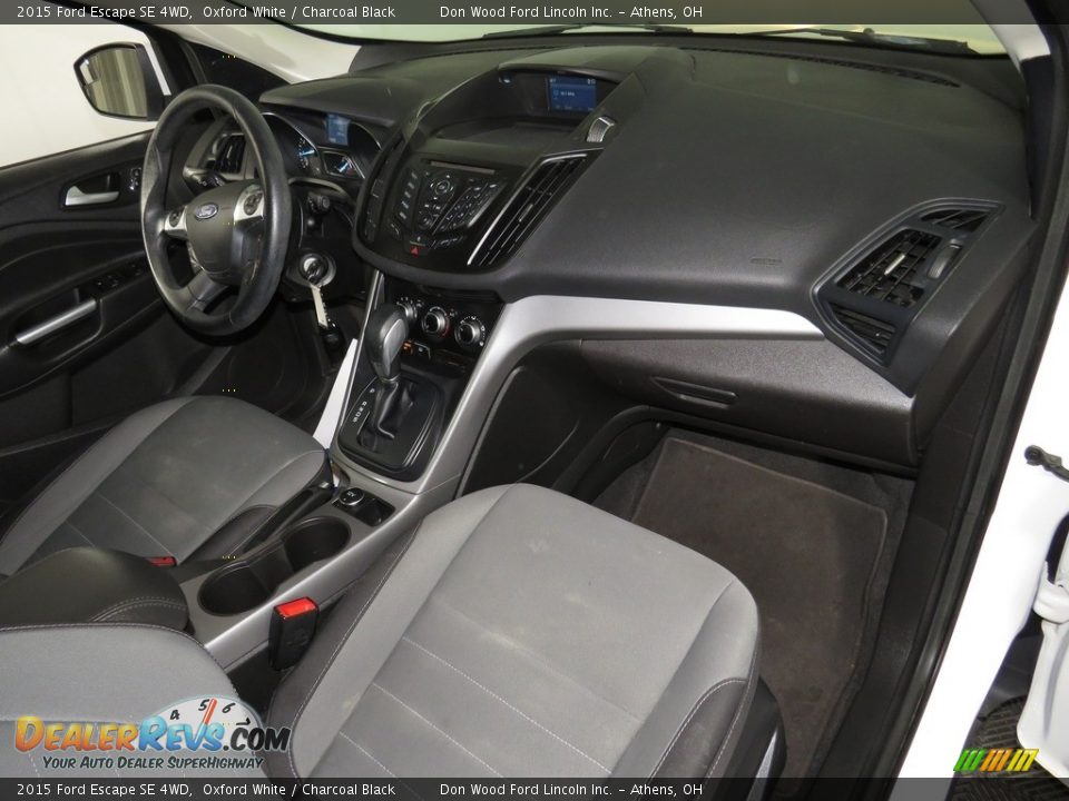 2015 Ford Escape SE 4WD Oxford White / Charcoal Black Photo #27